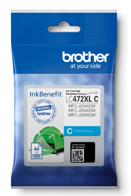Brother LC-472 XL Cyan Original Ink Cartridge