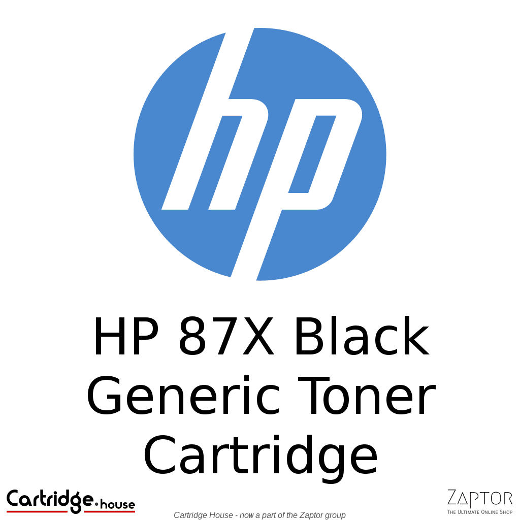 HP 87X High Yield Black Compatible Toner Cartridge - Compatible