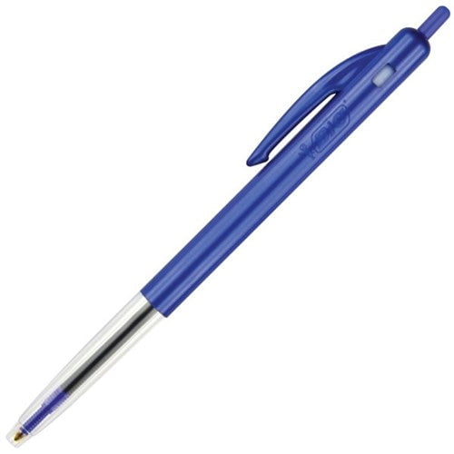 Bic Clic Medium Blue Ballpoint Pen