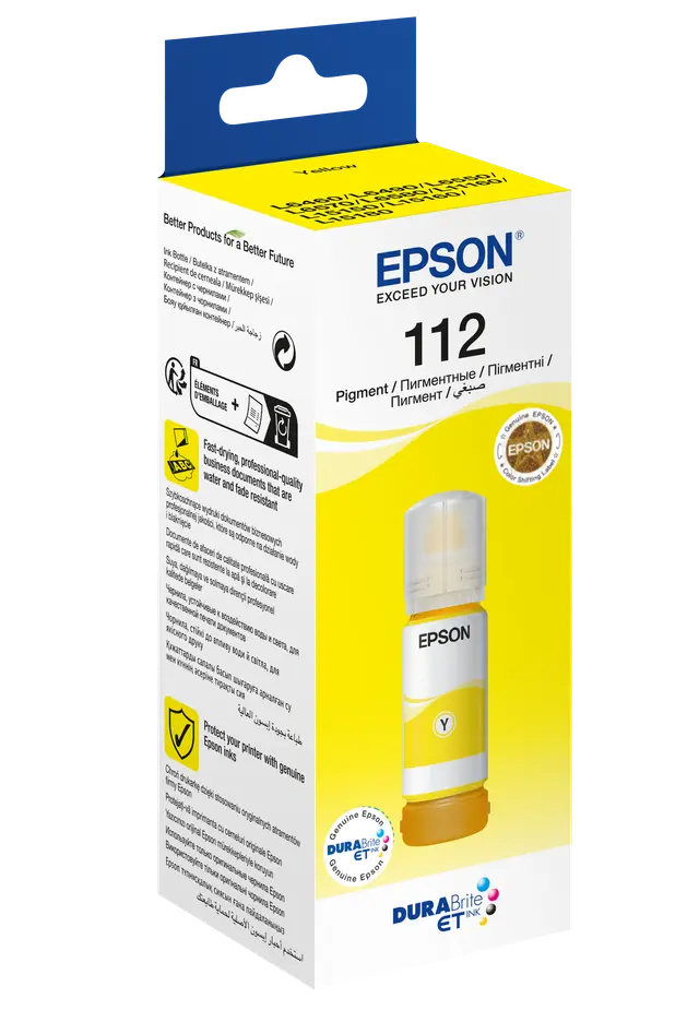 Epson 112 EcoTank Pigment Series Ink Bottle