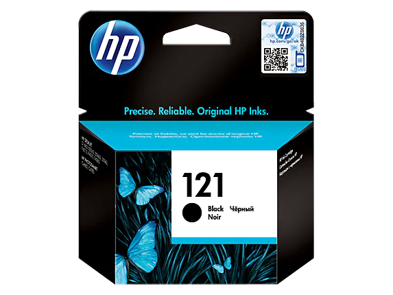 HP 121 Black Original Ink Cartridge (CC640HE)