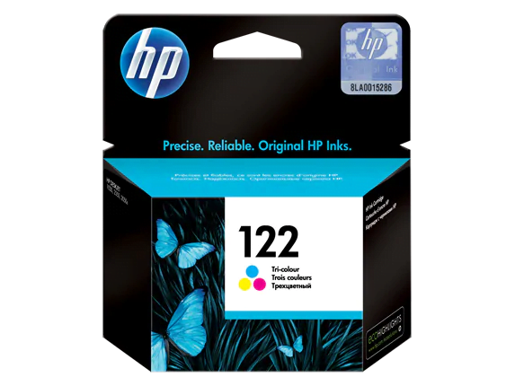 HP 122 Tri-Colour Original Ink Cartridge (CH562HK)