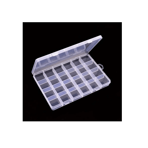 Plastic Organiser 24 large compartment