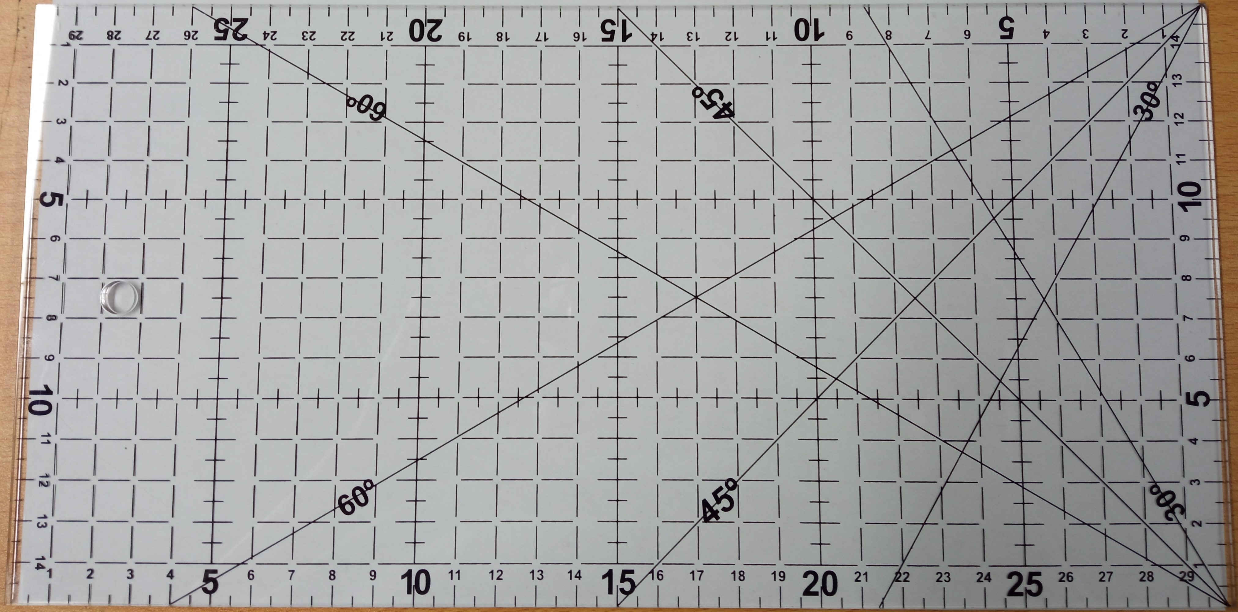 Sewers Companion  Ruler 30cm x 15cm