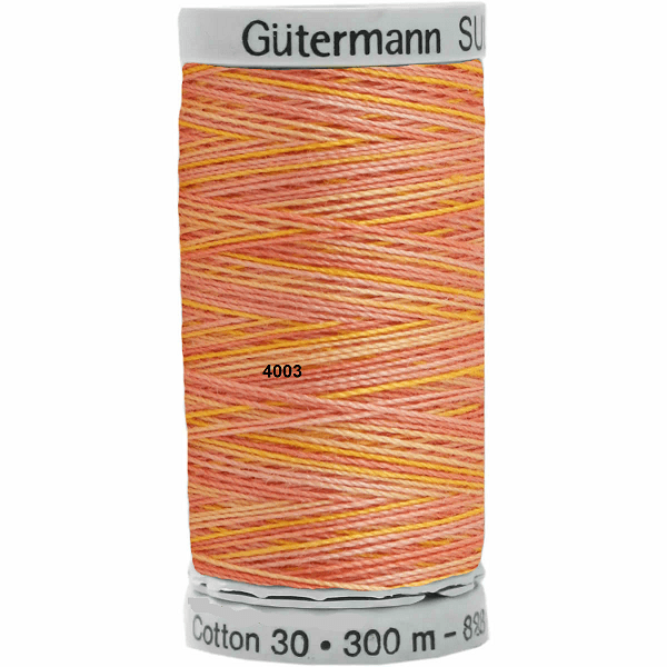 Gutermann Variegated  Sewing thread Cotton 30