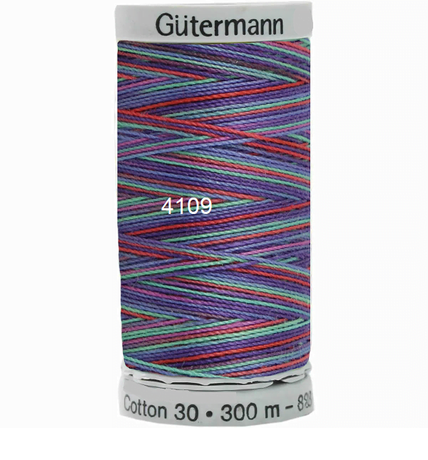 Gutermann Variegated  Sewing thread Cotton 30