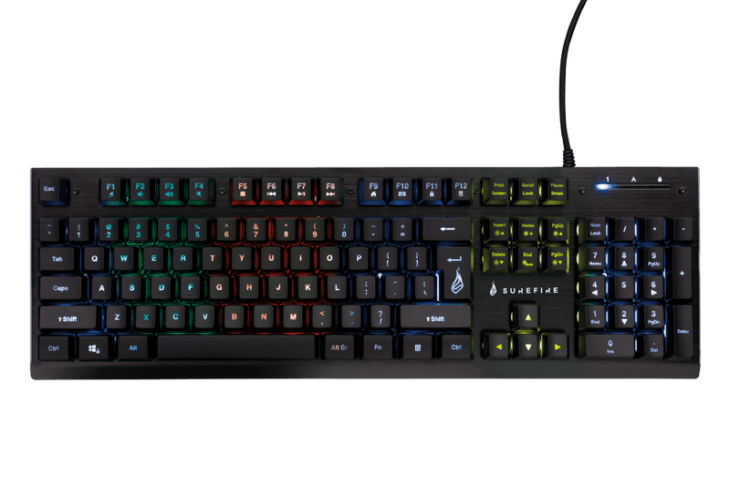 SUREFIRE KINGPIN X2 MULTIMEDIA METAL RGB GAMING KEYBOARD