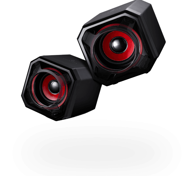 SUREFIRE-GATOR EYE Gaming Speakers Red