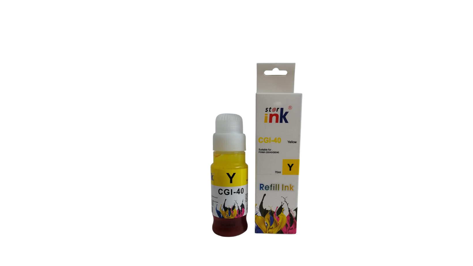 Canon GI-40 Yellow Compatible Ink Bottle 70ml