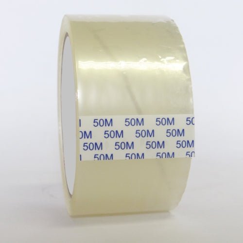 Clear Buff Packaging Tape 48mm x 50m large core (Per 1)