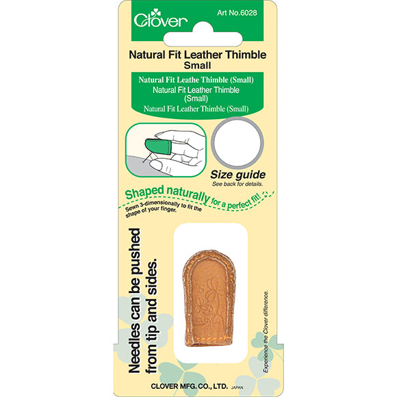 Clover Natural Fit Leather Thimble