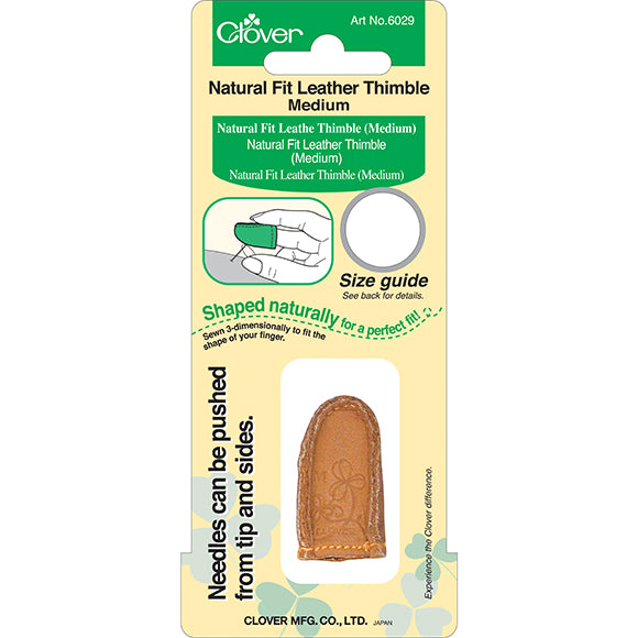 Clover Natural Fit Leather Thimble