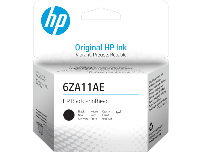 HP 6ZA11AE Black Printhead - Original