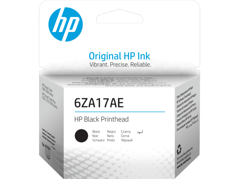 HP 6ZA17AE Black Printhead - Original