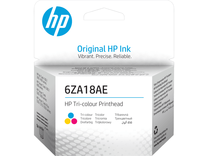 HP 6ZA18AE Tri-Colour Printhead - Original