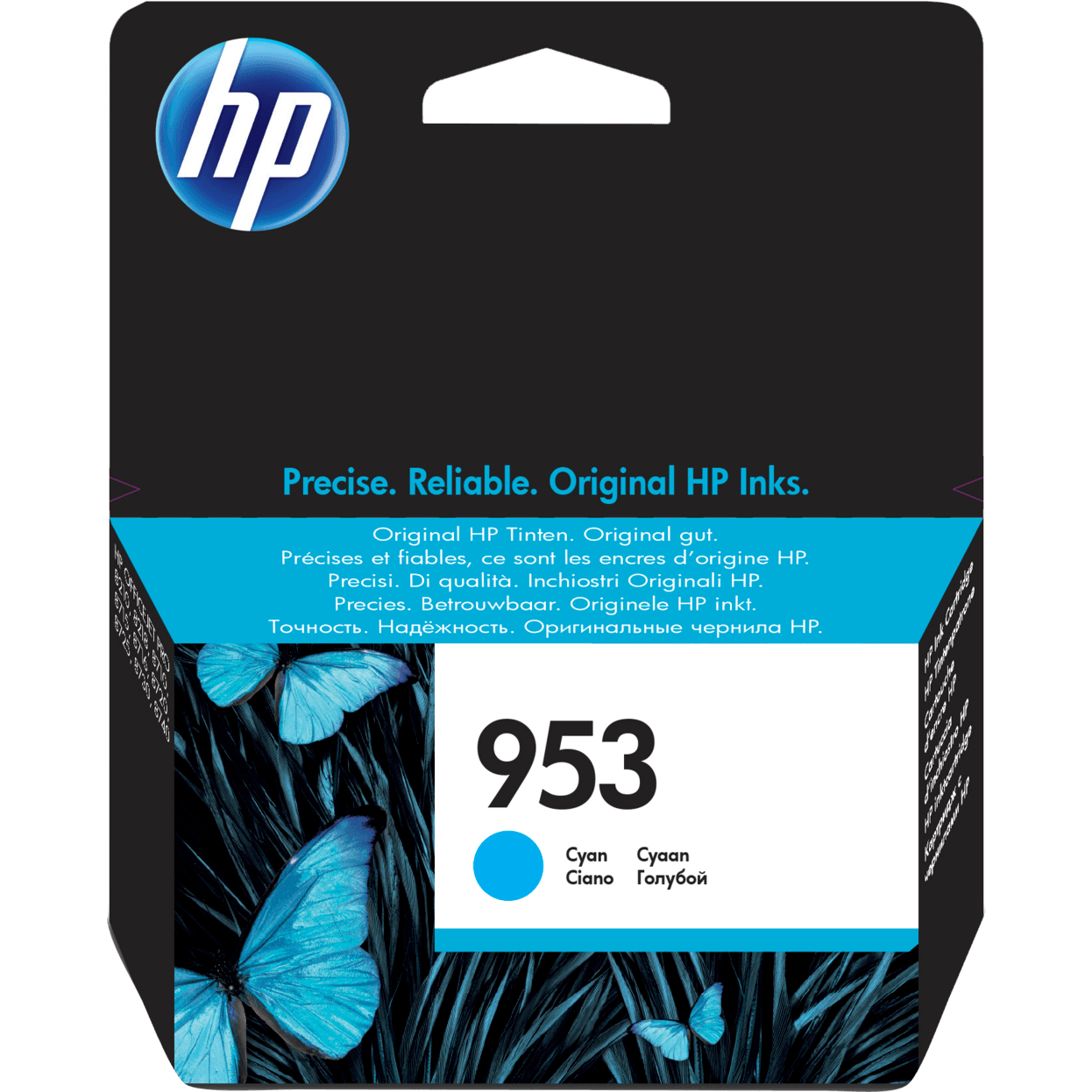 HP 953 Cyan Original Ink Cartridge (F6U12AE)