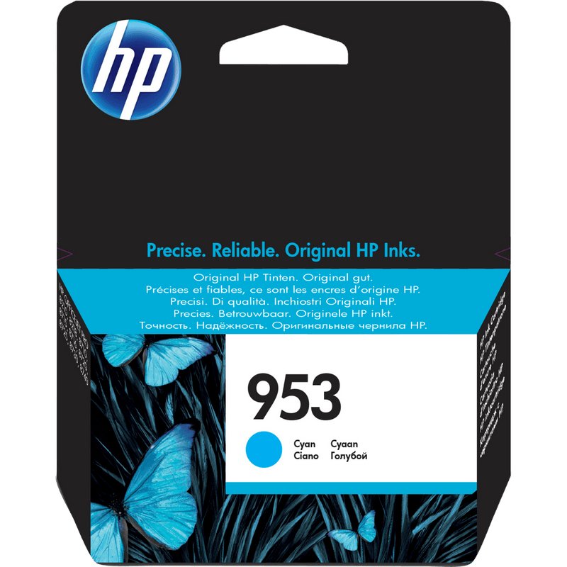 HP 953 Cyan Original Ink Cartridge (F6U12AE)