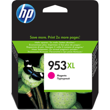 HP 953XL High Yield Magenta Original Ink Cartridge (F6U17AE)