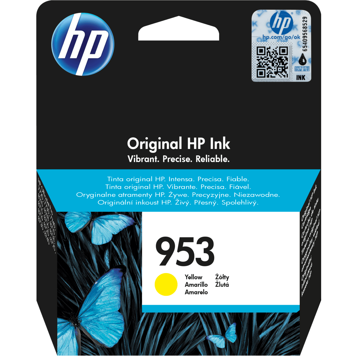 HP 953 Yellow Original Ink Cartridge (F6U14AE)