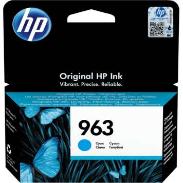 HP 963 Cyan Original Ink Cartridge (3JA23AE)