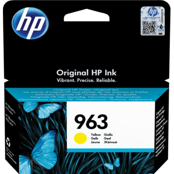 HP 963 Yellow Original Ink Cartridge (3JA25AE)