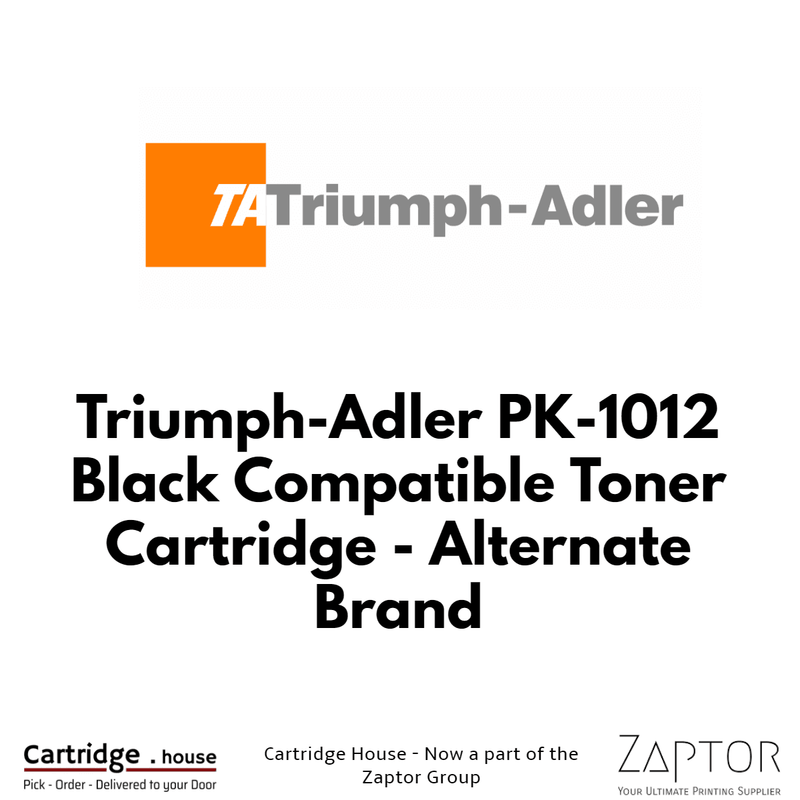 Triumph-Adler PK-1012 Black Compatible Toner Cartridge - Alternate Brand