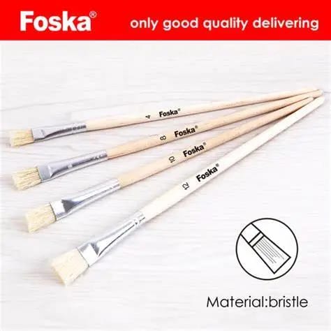 Foska Paintbrush Set of 12/Flat