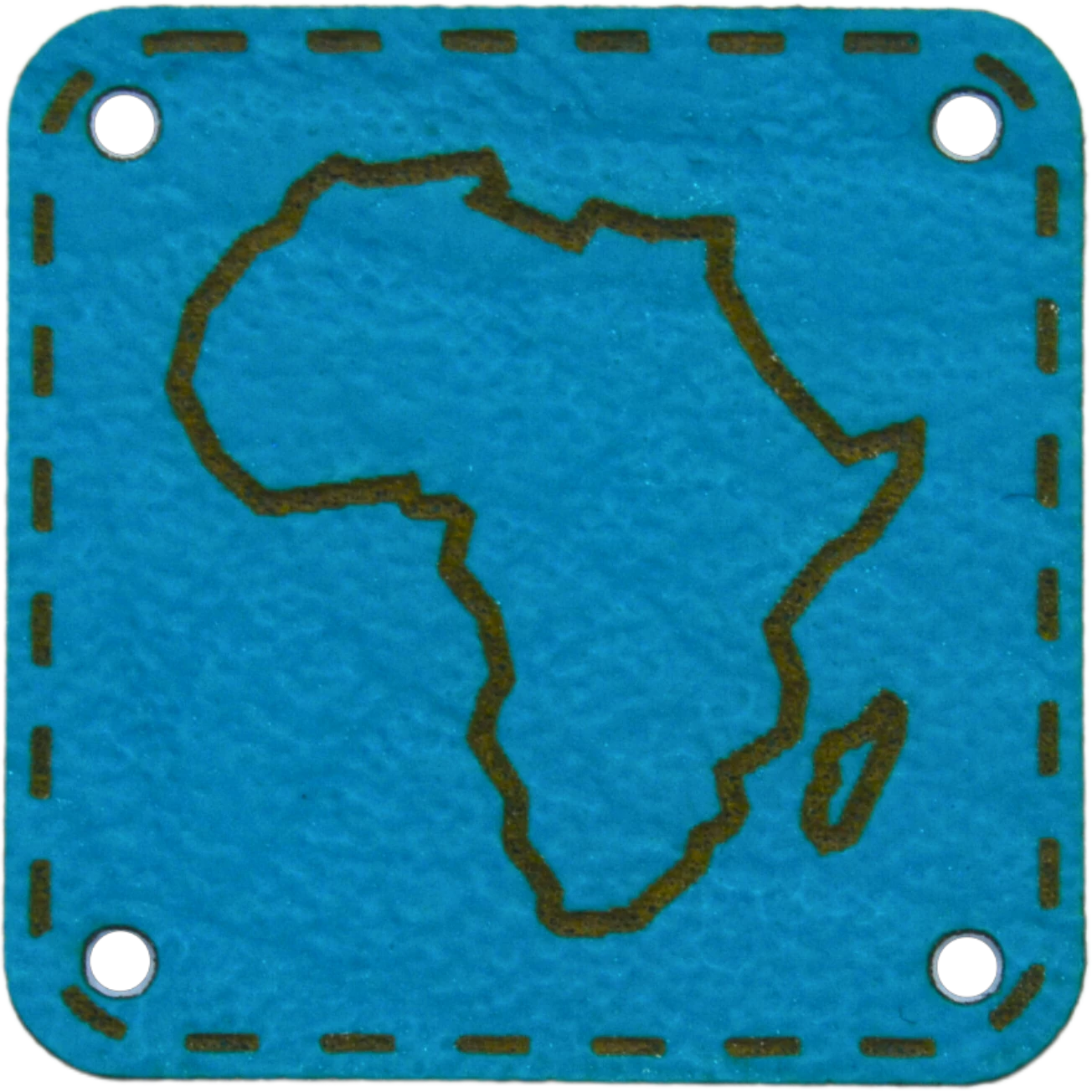 Africa PU Leather Label Tag