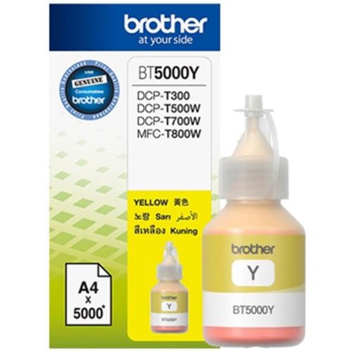 Brother BT5000Y Ultra High Yield Yellow Original Ink Bottle (BT5000Y)