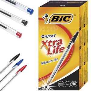 Bic Crystal Xtra Life Medium Ballpoint Pen