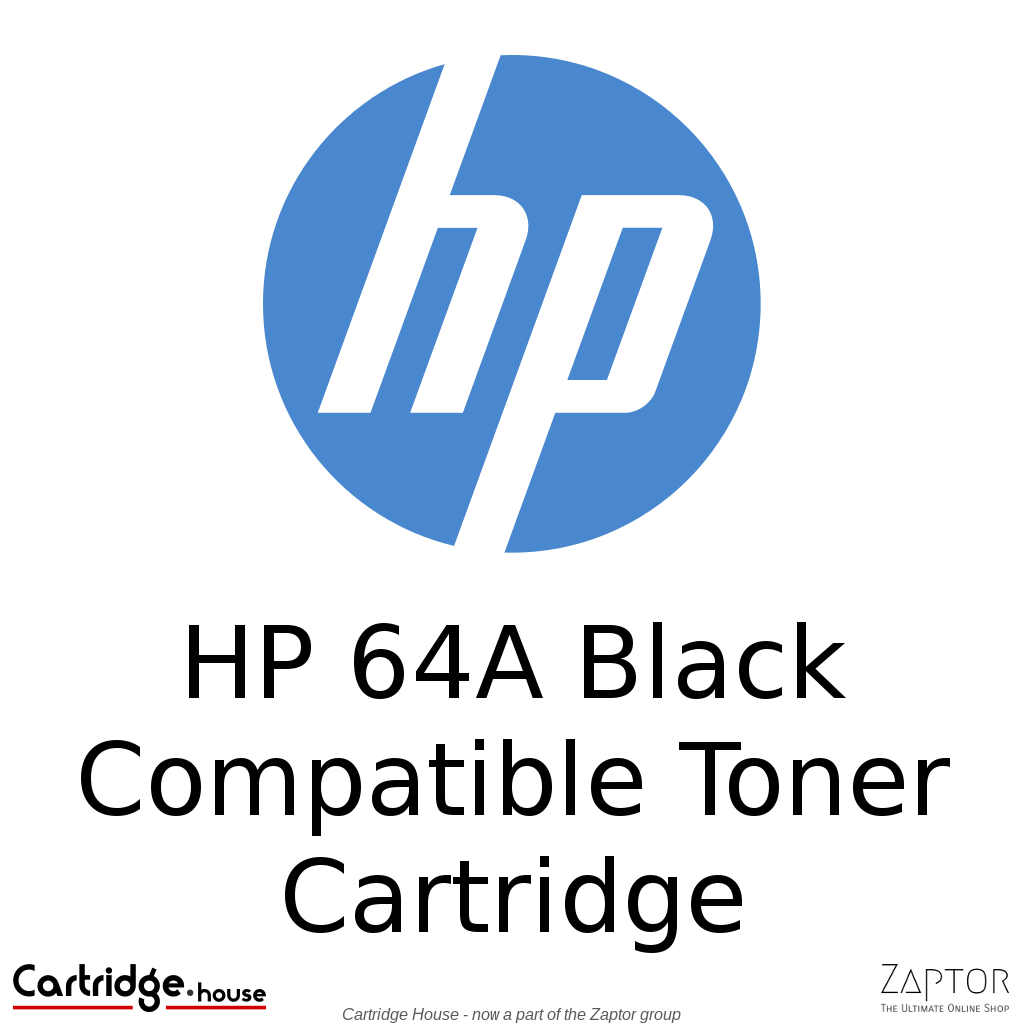 HP 64A Black Compatible Toner Cartridge - Alternate Brand