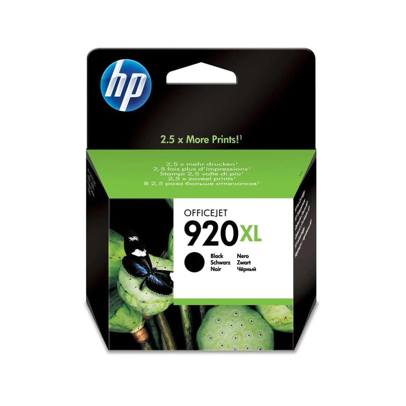 HP 920XL High Yield Black Original Ink Cartridge (CD975AE)