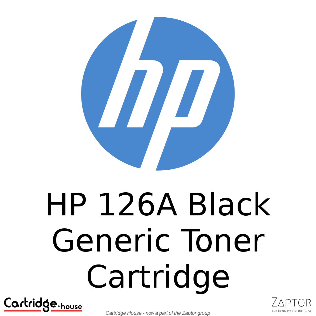 HP 126A Black Compatible Toner Cartridge - Alternate Brand