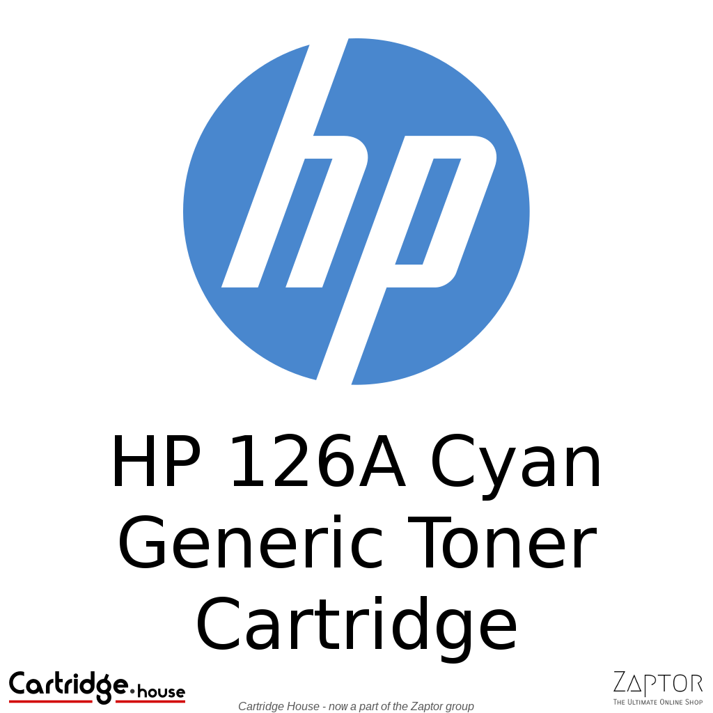 HP 126A Cyan Compatible Toner Cartridge - Alternate Brand