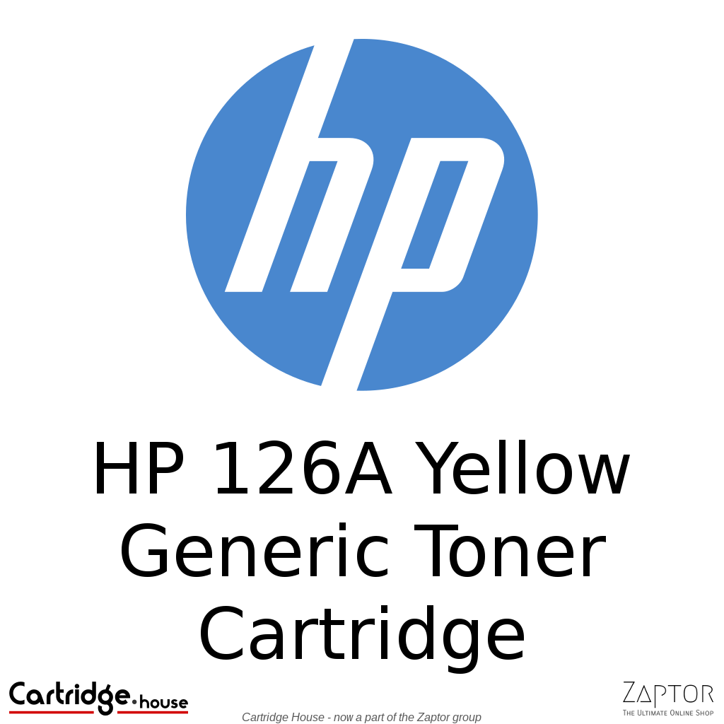 HP 126A Yellow Compatible Toner Cartridge - Alternate Brand