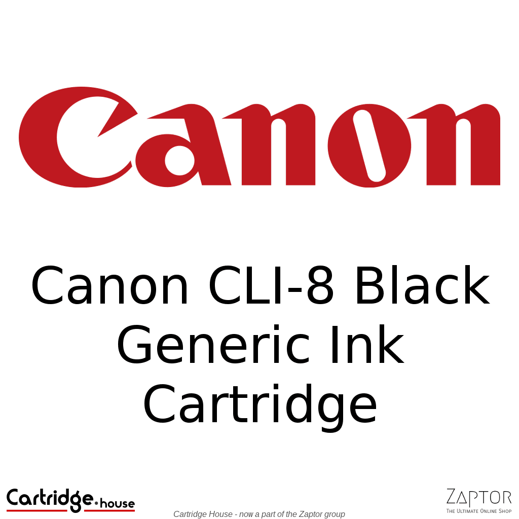 Canon CLI-8 Black Compatible Ink Cartridge - Alternate Brand