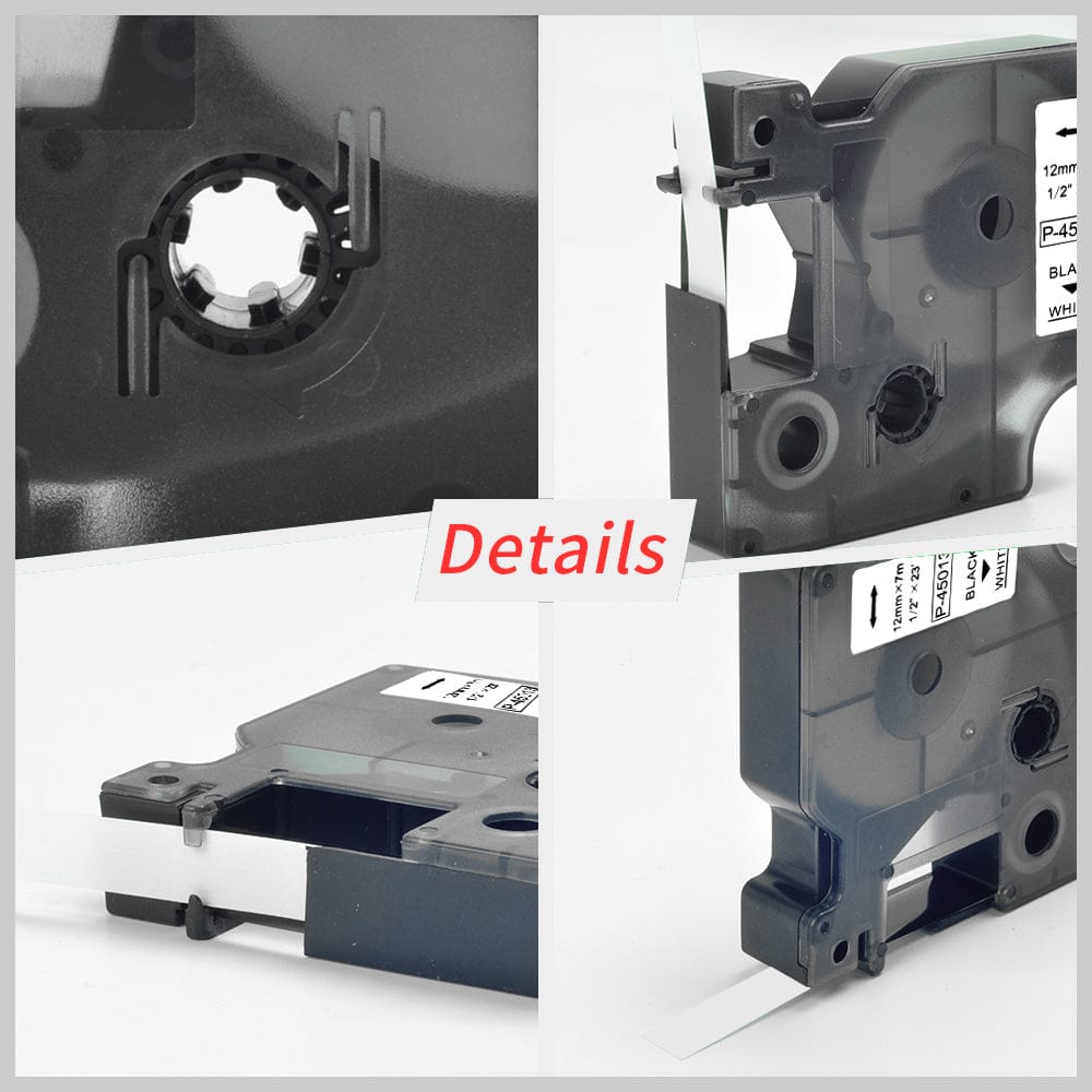 DYMO D1 12mm x 7m Compatible Label Tape