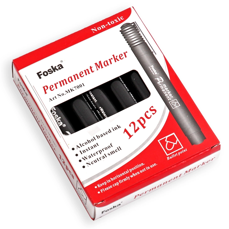 Foska Permanent Marker (Box of 12)