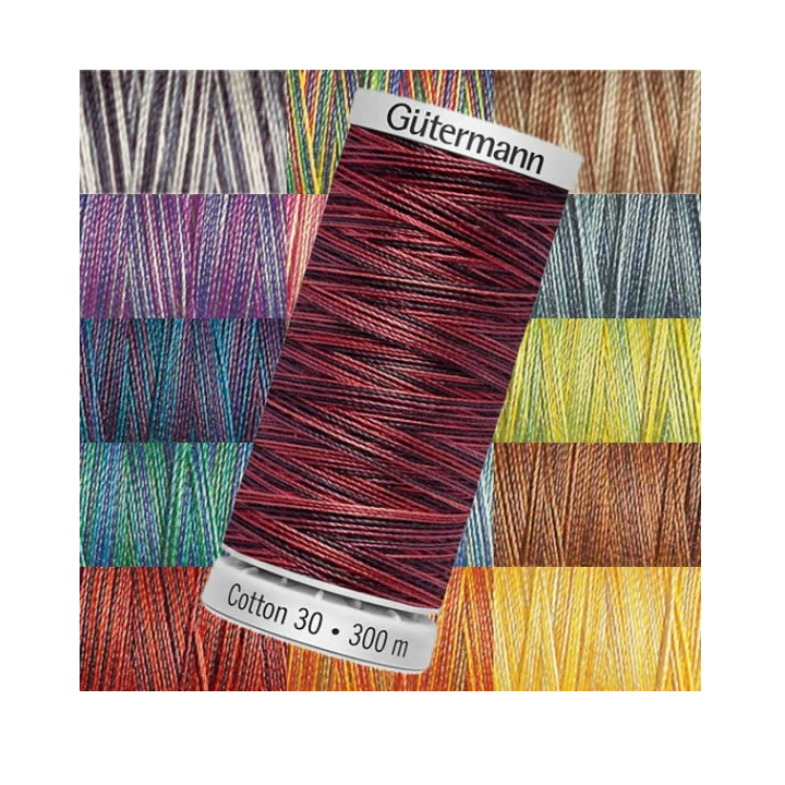 Gutermann Variegated  Sewing thread Cotton 30