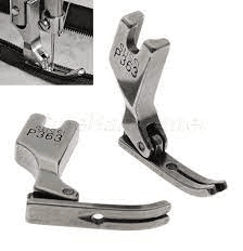 Industrial Narrow Zipper foot Double Toe (P363)