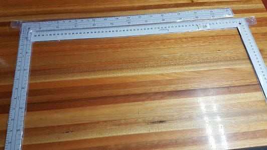 L Square Ruler Aluminium