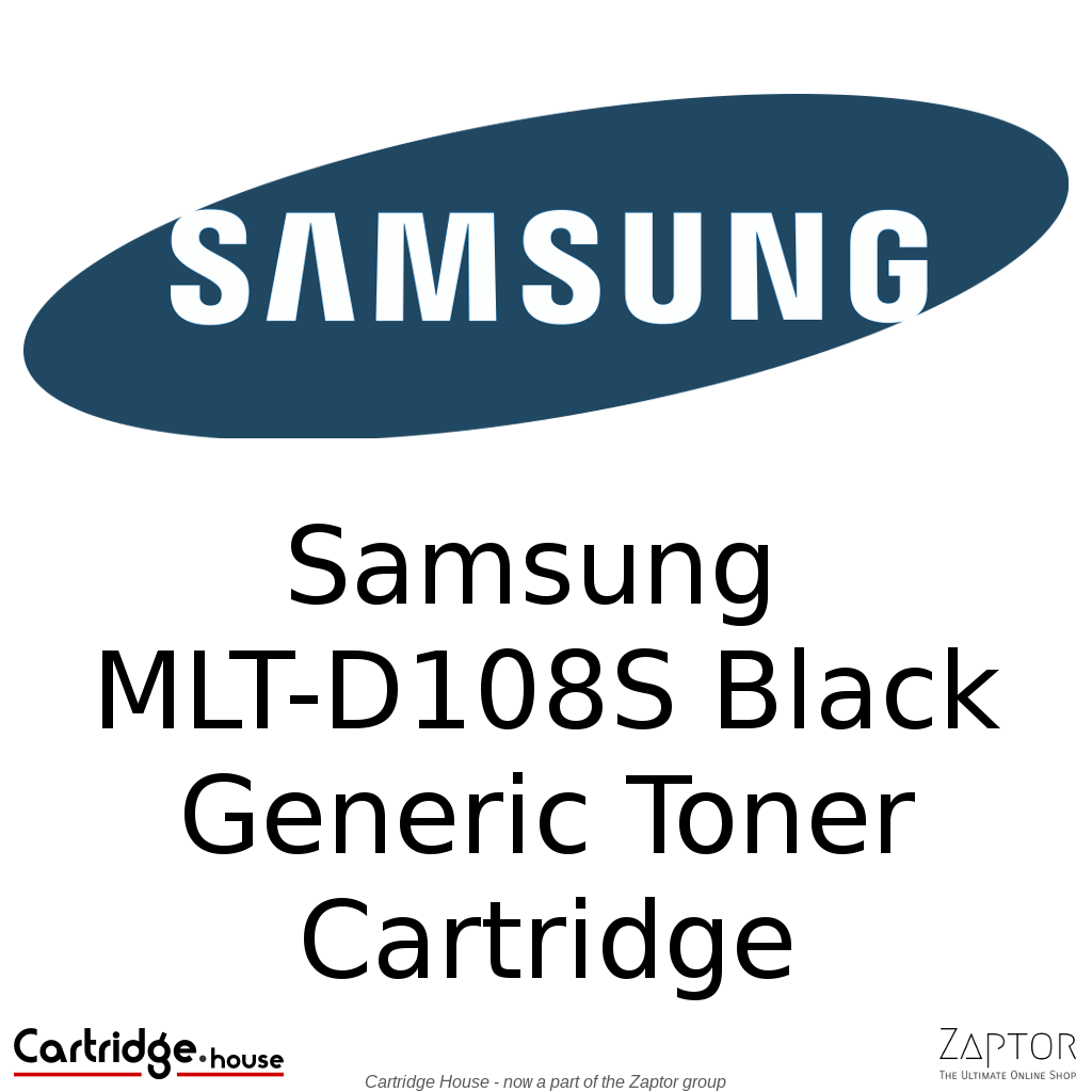 Samsung MLT-D108S Black Compatible Toner Cartridge - Alternate Brand