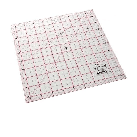 9.5 Inch x 9.5 Inch Square Patchwork Ruler