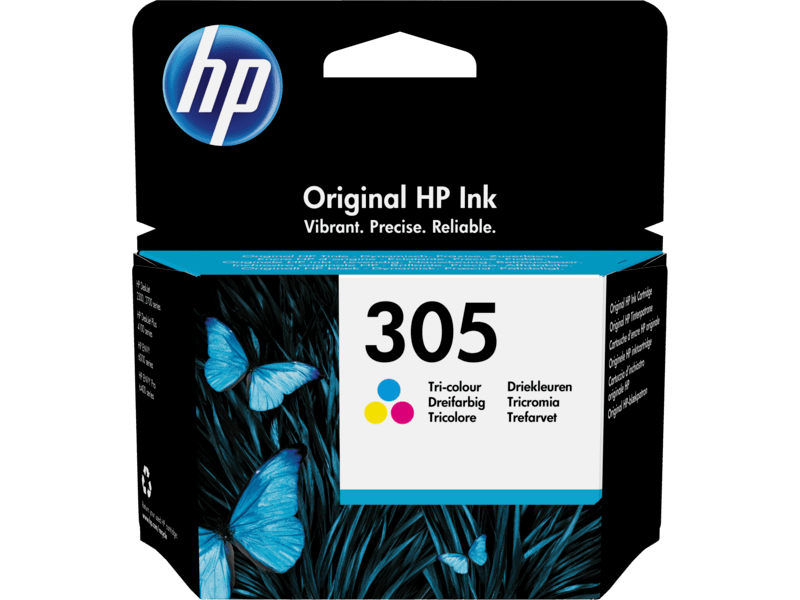 HP 305 Tri-Colour Original Ink Cartridge (3YM60AE)