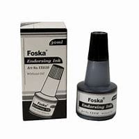 FOSKA ENDORSING INK 30ML BLACK