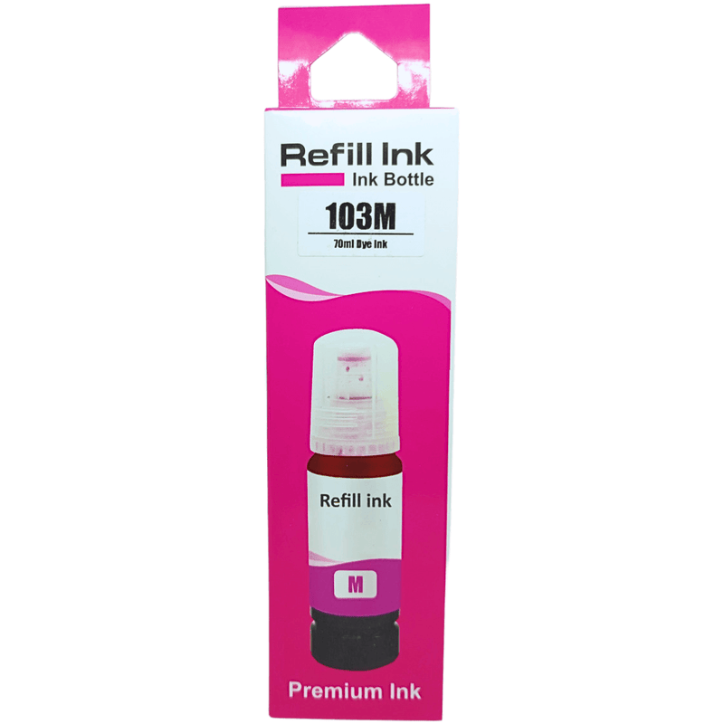 Epson Ecotank 103 Refill Ink - Print-Tank Brand - Magenta