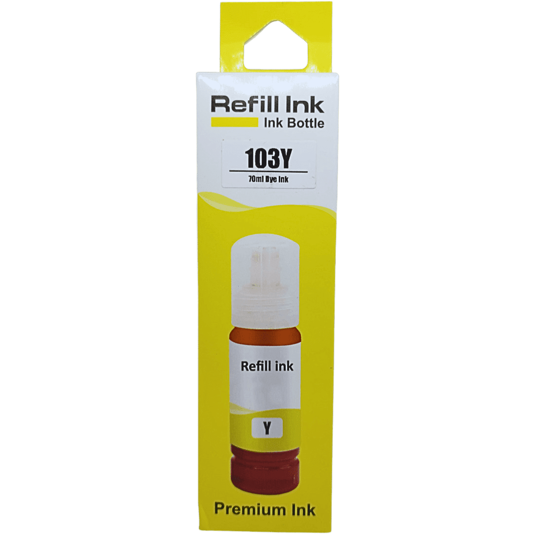 Epson Ecotank 103 Refill Ink - Print-Tank Brand - Yellow