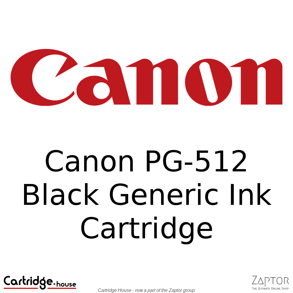 Canon PG-512 Black Compatible Ink Cartridge - Alternate Brand