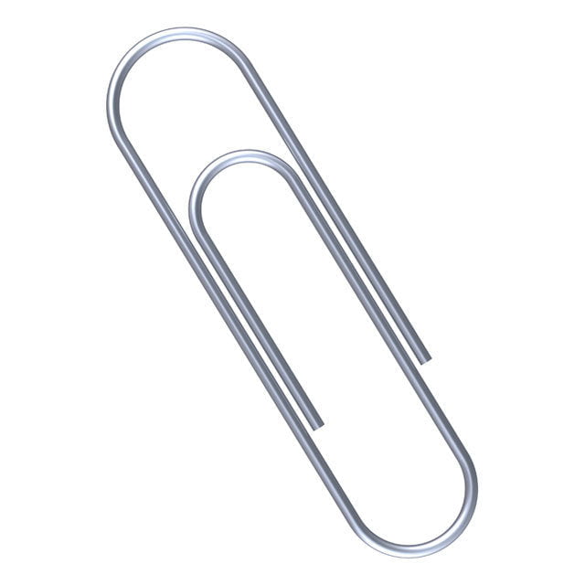 100 Paper Clips (50mm Silver)