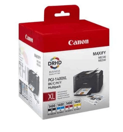 Canon 1400XL Original Multipack B/C/M/Y Ink Cartridges